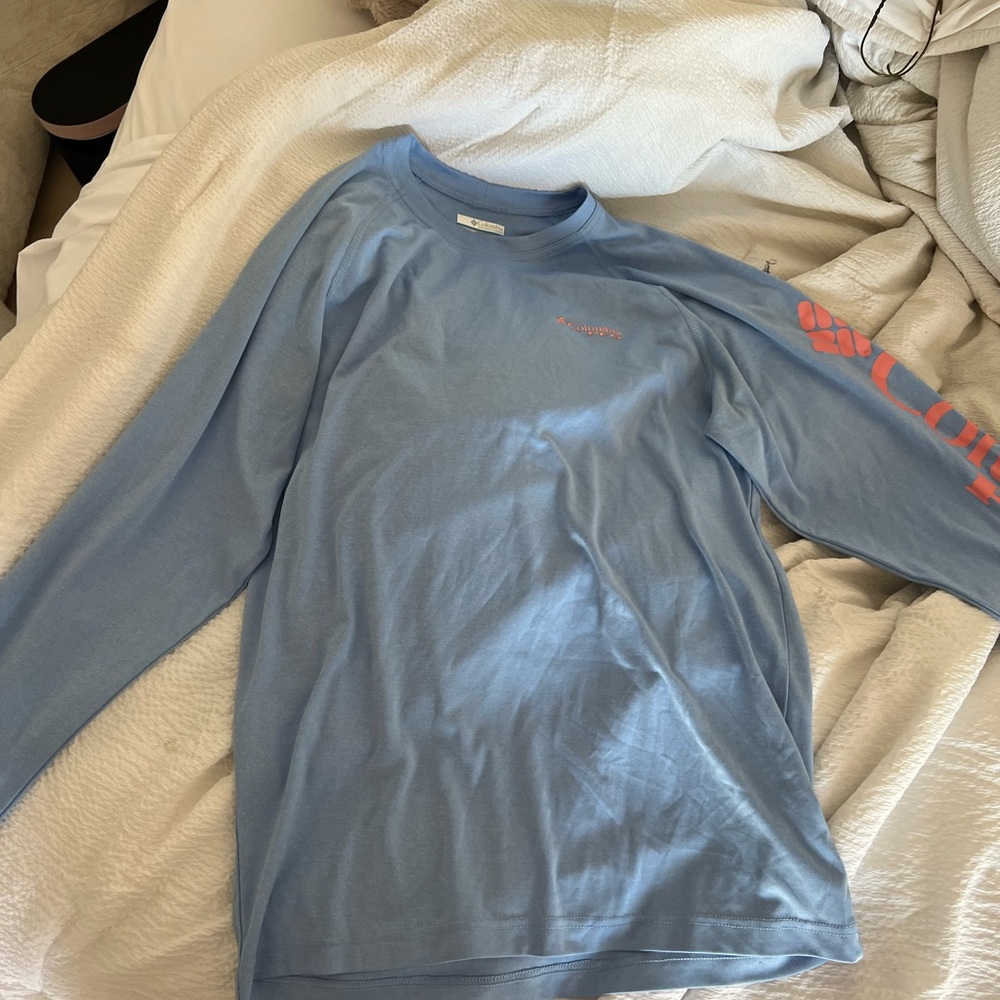 Blue Long Sleeve Men's Shirt